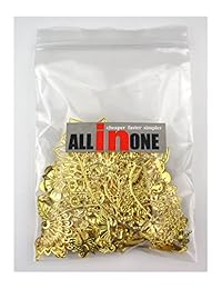 Cuentas para colgantes de aleación de bronce antiguo todo en uno, mezcladas, conectores para cadenas de joyas: animal, árbol, flor, estrella, amor, corona, llave, candado, cruz, ángel, ala, dorado dije de filigrana, 50