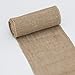 WELMATCH Burlap Hessian Chair Sashes Bows - 100 PCS Natural Banquet Wedding Party Event Decoration Chair Ties (7