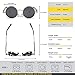 ROCKNIGHT Polarized Sunglasses Round Gothic Steampunk Shades For Men UV400 Sunglasses Metal Frame Rim Sunglasses
