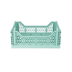 AYKASA Collapsible Storage Bins, Plastic Crate for