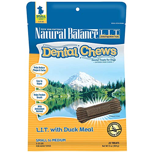 Natural Balance Limited Ingredient Dental Chews Duck GrainFree Dog
