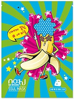 NOHJ Banaman SSUL Sheet Mask 10 Sheets Natural Ingredients Ample Essence Hypoallergenic Cucumber