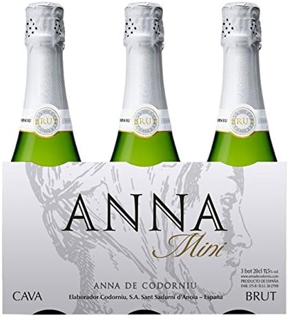 Anna Codorniu - Cava - Pack 3 botellas x 20 cl: Amazon.es: Alimentación y bebidas