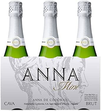Anna Codorniu - Cava - Pack 3 botellas x 20 cl: Amazon.es: Alimentación y bebidas
