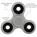 UNI-Novelty Tri-Spinner Fidget Toy Hybrid Ceramic Bearing Stress Reducer for ADD, ADHD, Anxiety, and Autism Adult Children (Luminous Gray)