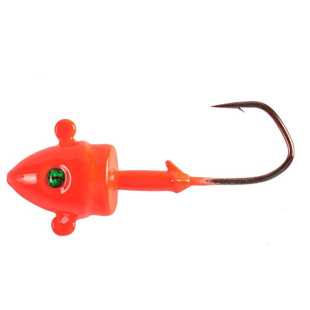 Bait 1 4 Ounce 2pcs Swimジグヘッド Minnowジグヘッド海水flatsジグヘッドbait Inc レッド Kathy B01ar24pow Store 2pcs ルアー 一部予約販売中