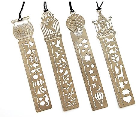 Moonvinn 4pcs Journal Stencil Plastic Planner Stencils for Journal/Notebook/Diary/Scrapbook DIY Drawing Template Stencil