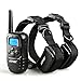 AGPtek 330 Yard Rechargeable LCD Shock & Vibrate Remote Dog Collar Training Kit for 2 Dogs