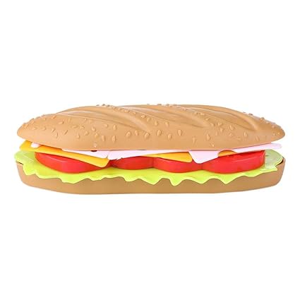 VIPECO Simulation Food Hamburger Kitchen Toy Pretend Play Kids Assembled Model (2) Reliable Quality and Durable