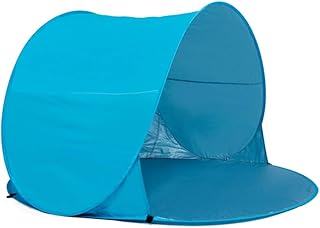 Strandzelt UV-Schutz Kinder Baby Sonnenschutz Sonnenschirm Outdoor Automatische Cabana UPF 50+ Tragbare Sonnenschutz Für Camping Angeln Wandern Baldachin Einfache Einrichtung 2-3 Personen Mit Tragetas