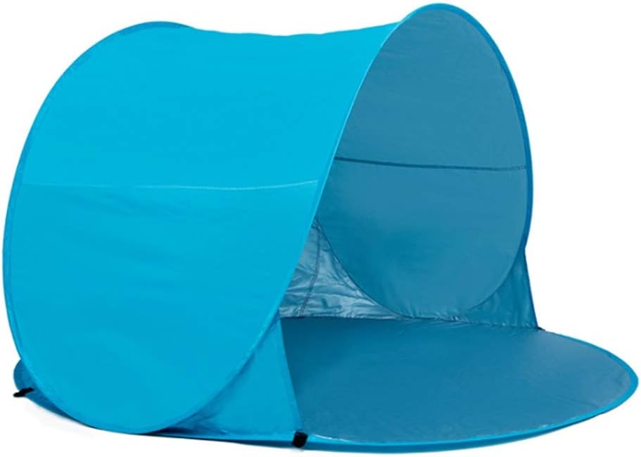 Strandzelt UV-Schutz Kinder Baby Sonnenschutz Sonnenschirm Outdoor Automatische Cabana UPF 50+ Tragbare Sonnenschutz Für Camping Angeln Wandern Baldachin Einfache Einrichtung 2-3 Personen Mit Tragetas