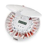 Automatic Pill Dispenser Large Daily Medication Organizer with Timer 28 Day Container by Pill-Aide