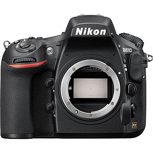 image for Nikon D810 36.3MP 1080p FX-Format DSLR Camera (Body Only) 1542B + One 