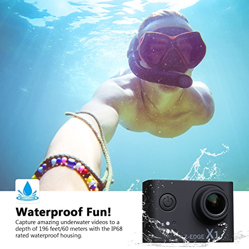 Z-EDGE-4K-Action-Camera-WiFi-Ultra-HD-Waterproof-Sport-Camera-2-Inch-LCD-Screen-1080P-60FPS-16MP-Action-Cam-170-Degree-Ultra-Wide-Angle-With-2-Rechargeable-1000mAh-Batteries