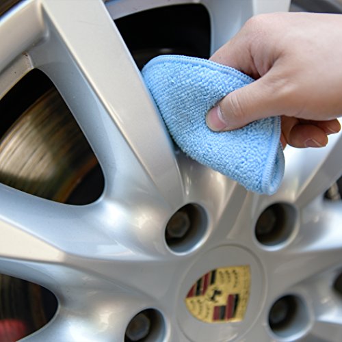 image for CarCarez Microfiber Foam Car Wax Applicator Pad for Hand Polish, Pack 