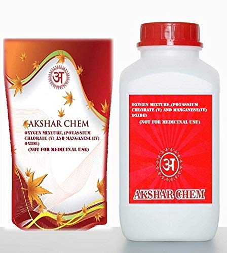 Akshar Chem Oxygen Mixture Potassium Chlorate V And Manganese Iv Oxide 500 G Amazon In Industrial Scientific