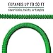 50 Foot Kink Proof Triple Latex Core - Expanding Garden Hose - Ultra Durable Inner Tube, Commercial Grade Brass Connectors, Extra Strength Fabric, Lightweight, Bonus 8 Pattern Sprayer and Carry Bag