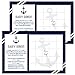 Paper Clever Party Nautical Baby Shower Bingo Game - Blank Cards for Guests to Fill in Gift Guesses - Ahoy Anchor Theme - Navy Blue 4x6, 25 Pack