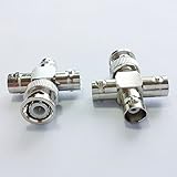 CESS-b69 BNC Male to 3-Way Female M/F Splitter