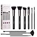 Real Perfection 10pcs Makeup Brush Set Professional Makeup Brushes Black Make Up Brushes Kit