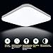 B-right LED Ceiling Light, 13inch 20W (120W Equivalent) 5000K Cool White, Square Lighting Fixture for Bathroom, Kitchen, Hallway, Non-dimmable