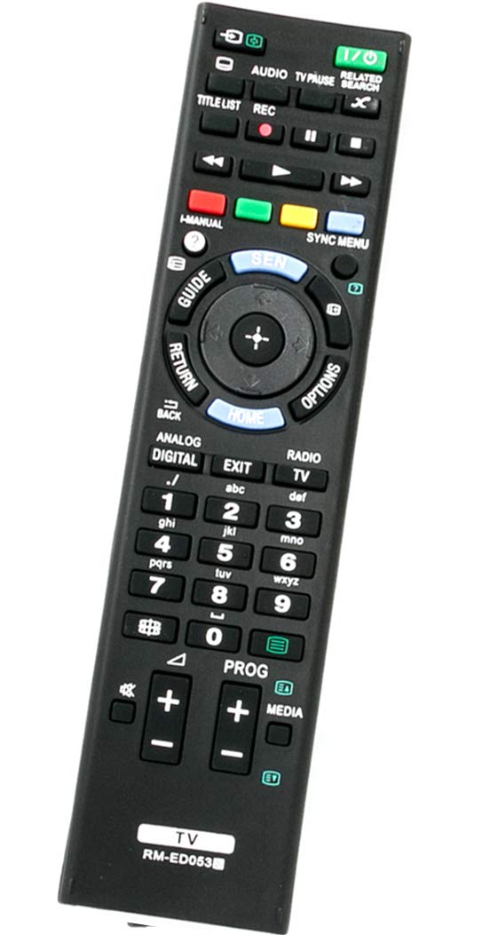 ALLIMITY RM-ED053 Remote Control Replacement for Sony Bravia TV KDL-32W605A KDL32W650A KDL-32W650A KDL-32W651A KDL-32W656A KDL42W650A KDL-42W650A KDL-42W651A KDL-42W653A KDL-42W654A