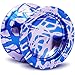 Sidekick Yoyo Pro Reverse Splashes Responsive Professional Yo-Yo (Blue & Silver)