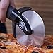 Premium Professional Pizza Cutter Wheel By VestaHomeStore - With Sharp Angled Stainless Steel Blade, Ergonomic Anti-Slip Handle & Durable Blade Cover - Ideal For Pizza, Pies, Waffles and Dough Cookies