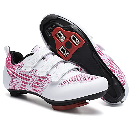 Unisex Indoor Outdoor Cycling Shoes Compatible with Pelaton and