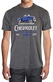 General Motors Chevrolet Legendary Performance Gray Mens Shirt