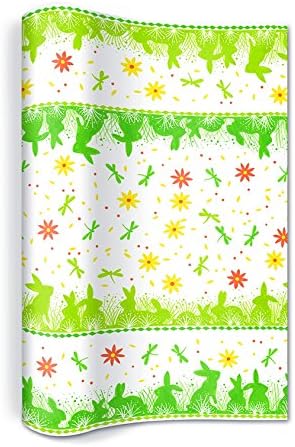 Table Runner Rabbit Meadow Easter Easter Bunny Easter Eggs