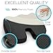 Coccyx Seat Cushion - Comfortable Supportive Orthopedic Memory Foam Relieves Back, Sciatica and Tailbone Pain Great Seat Pillow for Office Chair Car Seat, Wheelchair, Plane
