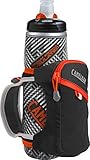 CamelBak Quick Grip Chill Handheld Water Bottle, Black/Cherry Tomato, One Size