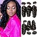 Beauty Forever Hair Brazilian Virgin Hair Loose Wave Weft 3bundles 100% Unprocessed Human Virgin Remy Hair Extensions Natural Color 95-100g/pc (16 18 20)