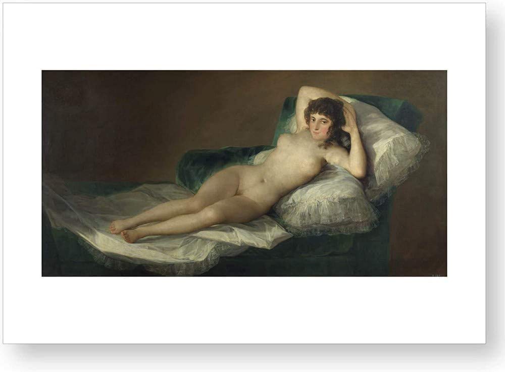 Official Reproduction of the Prado Museum "The Naked Museum" Linen A3 Various