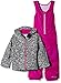 Columbia Little Girls Frosty Slope Set, Black Floral, XX-Small