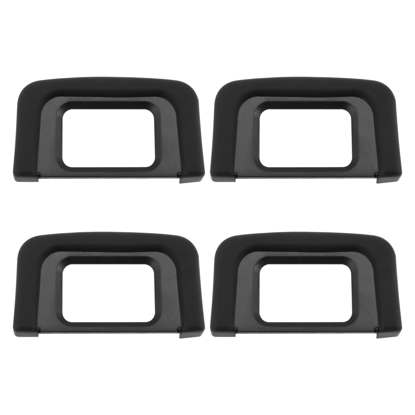 OTOTEC 4Pcs Camera Eyepiece Eyecup Rubber Viewfinder Eyecup DK-25 Compatible with Nikon D5500 D5300 D5100 D3500 D3400 D3000 Black