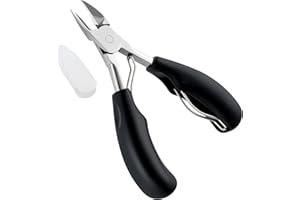 Amrules Toenail Clippers, Professional Ingrown Toenail Tools, Nail Treatment Foot Tool for Thick & Ingrown Toenails, Stainless Steel Pedicure Tools with Sharp Curved Blade for Men Women & Seniors