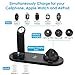 Wireless Charger, AQHQUA 4 in 1 Wireless Charging Stand for Apple Watch and Airpods, Qi Fast Wireless Charging Dock Compatible iPhone 11/11 Pro Max/X/XS/XS Max, 10W Wireless Charging for Samsung