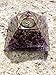 Orgone Amethyst Pyramid with The OM Symbol | Orgonite Energy Generator with Crystal Point & Reiki Energy | Protects and Heals on All Spiritual and Physical Levels | Powerful Meditation tool