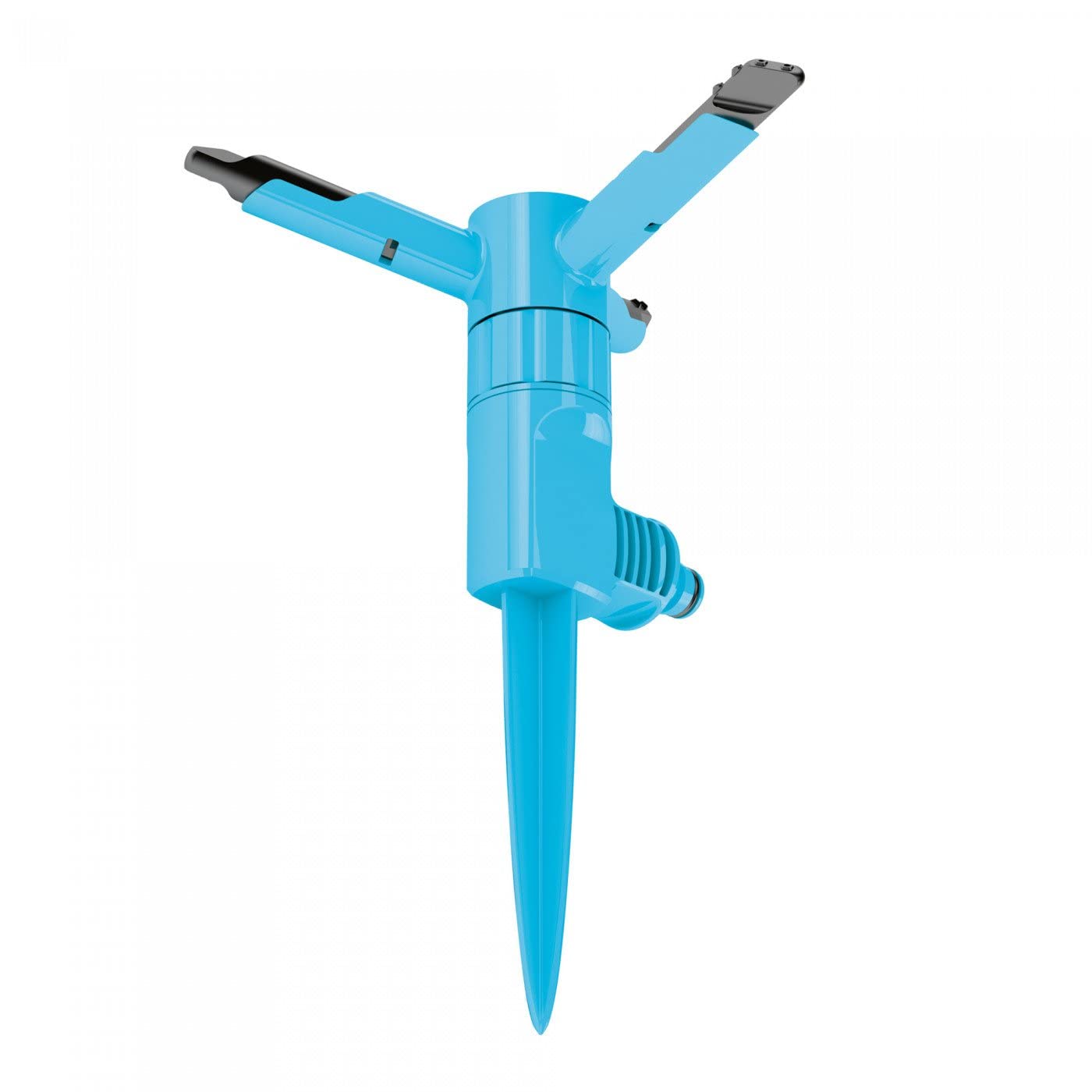 Cellfast Rotating Sprinkler ERGO™ sz with a Spike Base, Coverage up to 200m², Three arms, 12 Nozzle holes, 360 Degree Rotation, 53-415