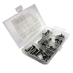 (100 PCS) M3 X 16mm Socket Countersunk Screws