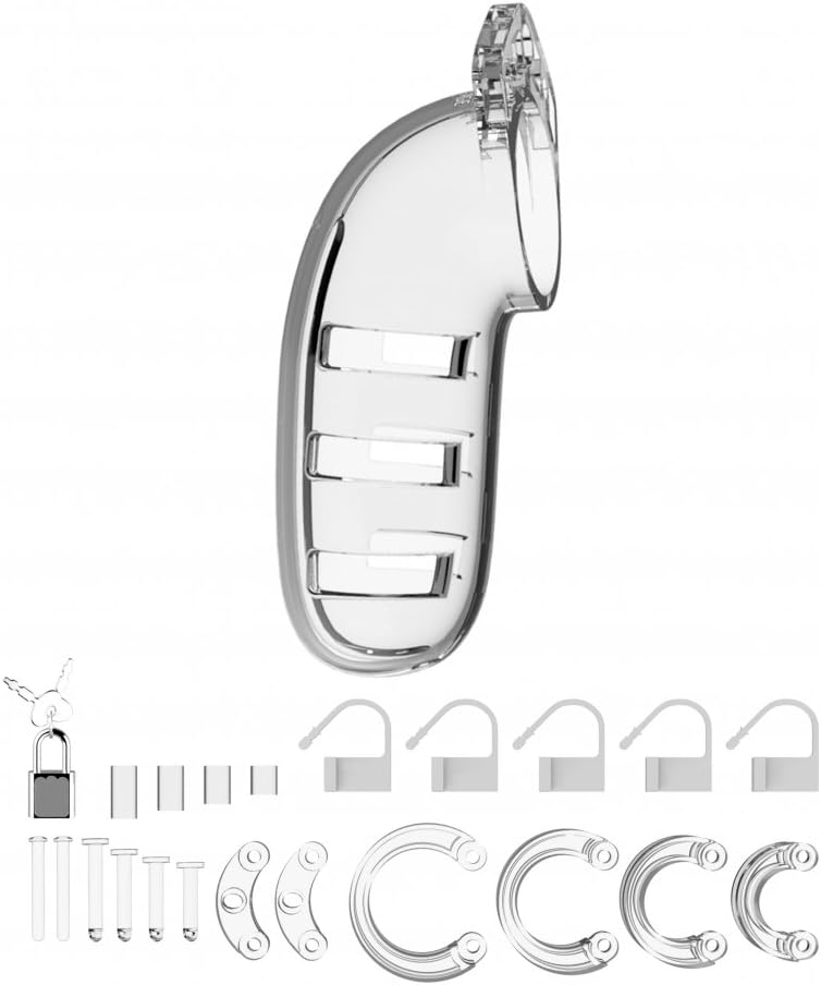 ManCage Chastity Cage, Number 06, Transparent - Image 4