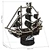 CubicFun 3D Pirate Ship Puzzle Small Sailboat Model Building Kits Toys, Queen Anne's Revenge, 100 Pieces