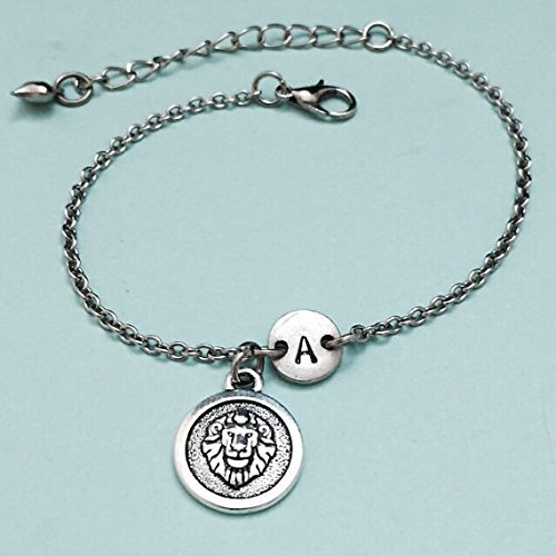 Leo charm bracelet, leo charm, adjustable bracelet