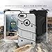 Zizo Bolt Series Compatible with iPhone 8 Plus Case Military Grade Drop Tested Tempered Glass Screen Protector Holster iPhone 7 Plus case Gray Black