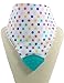 Bazzle Baby Banda Bib Soother, Machine Washable Bandana Drool Bib, 0-24 Months (Girls Set 1)