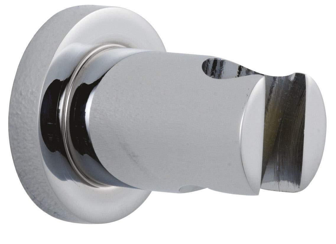 Nuie A377 ǀ Modern Bathroom Shower Accessories Luxury Round Wall Bracket, 55mm x 55mm, Chrome,Silver