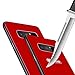 Samsung Galaxy Note 8 Case,Luhuanx Note 8 Glass Case,Tempered Glass Back Cover + TPU Frame Hybrid Shell Slim Case for Note 8,Galaxy Note 8 Red Case, Anti-Scratch Anti-Drop (Red)