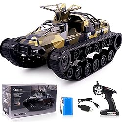 JETFLIP Remote Control Tank, 1:12 Scale Off-Road